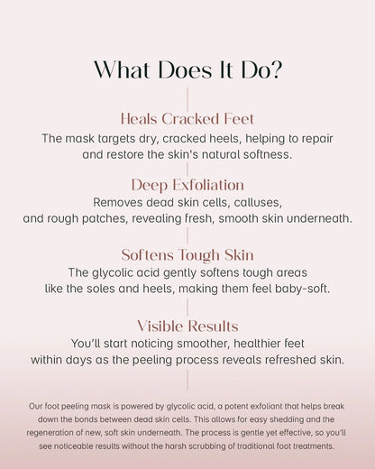 Foot Exfoliating & Peeling Mask