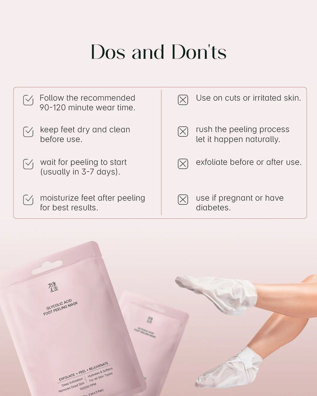 Foot Exfoliating & Peeling Mask