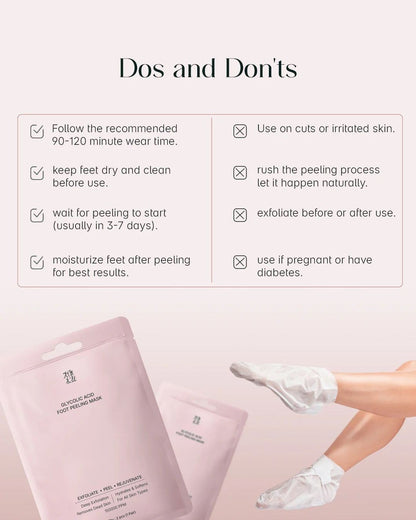 Foot Exfoliating & Peeling Mask