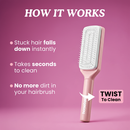 Honeybae Self-Cleaning Hair Brush