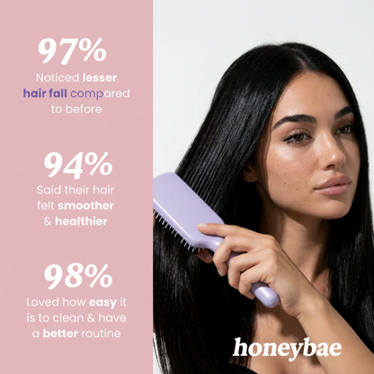 Honeybae Self-Cleaning Hair Brush