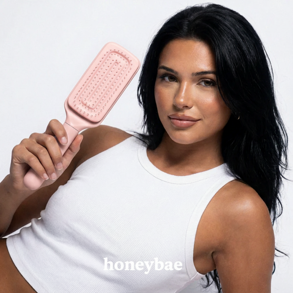 Honeybae Self-Cleaning Hair Brush
