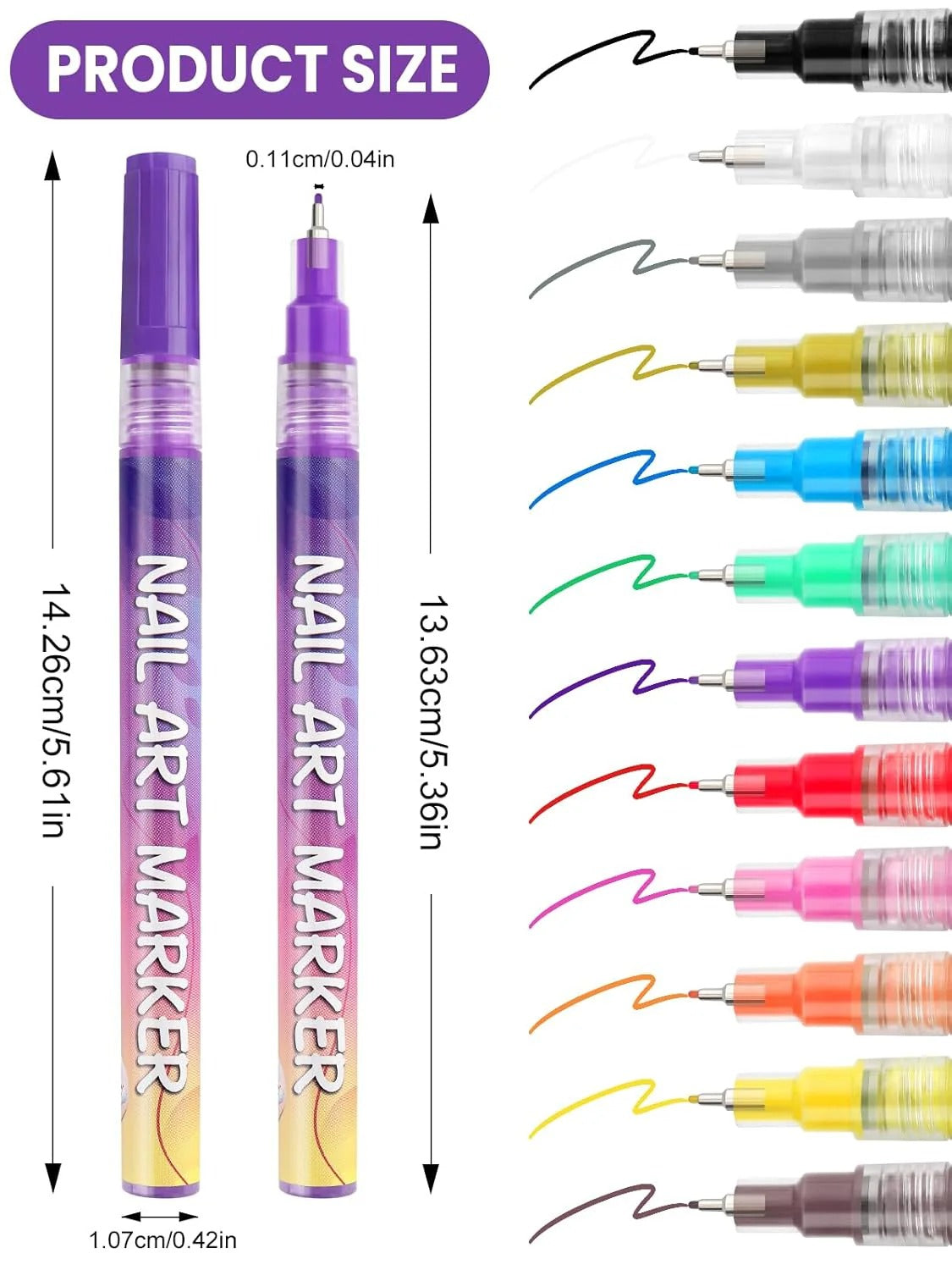 NailDoodle- Nail Art Marker Pens