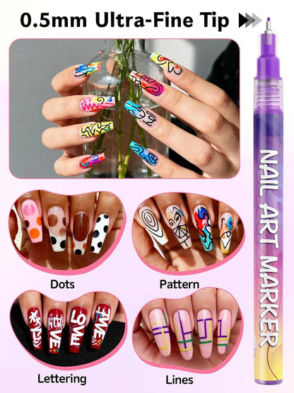 NailDoodle- Nail Art Marker Pens