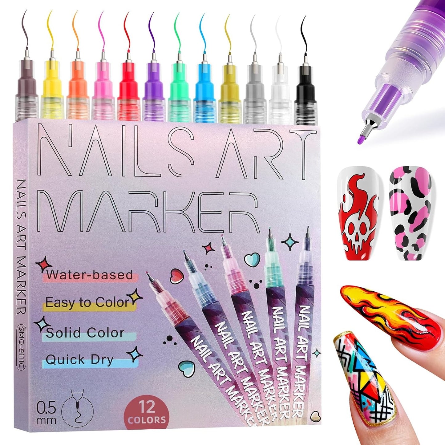 NailDoodle- Nail Art Marker Pens