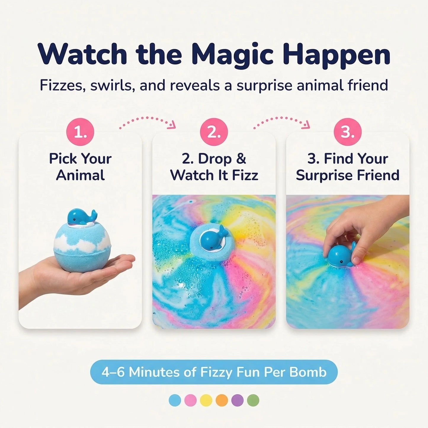 BubblePop™ Surprise Bath Bombs WITH TOYS for KIDS